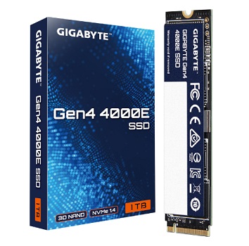 כונן אחסון פלאש ג'יגהבייט Gigabyte G440E1TB 4000E Gen4 SSD M.2 2280 PCIe 4.0x4 1TB Read 4000MB/s Write 3900MB/s
